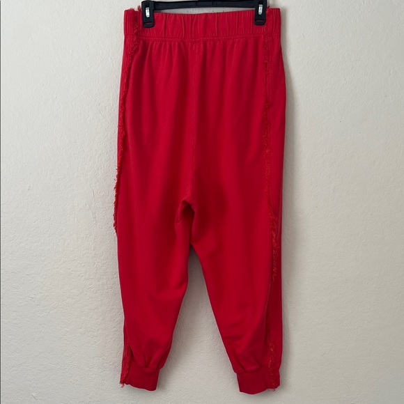Like New!FP Movement Free People Where The Wind Blows Jogger Sweatpants Red in L - Picture 3 of 16